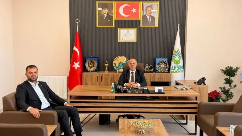 Afşin Ticaret ve Sanayi Odası Başkanı Karatut’tan Başkan Kıraç’a Ziyaret