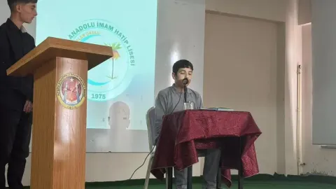 Afşin’de İmam Hatip Okullarının Kuruluş Yıl Dönümü Programı Düzenlendi