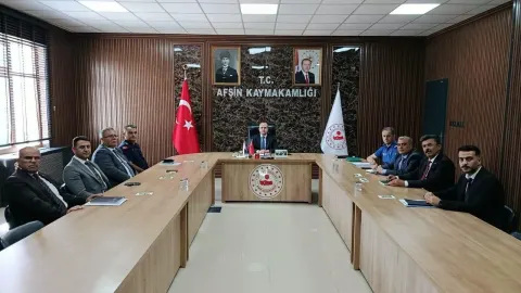 Afşin’de Üniversite Güvenliği İçin Tedbirler Masaya Yatırıldı