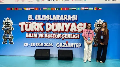 BİLSEM, Uluslararası Bilim Şenliği’nde iki projeyle yer aldı