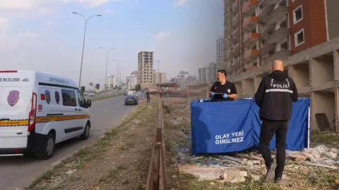 Bina inşaatı önünde erkek cesedi bulundu