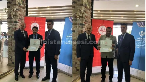 Din görevlilerine başarı belgesi verildi