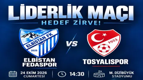 Elbistan FK, liderlik için sahaya çıkıyor