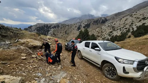 Göksun Kavşut Yaylası’nda rahatsızlanan vatandaş için ekipler seferber oldu