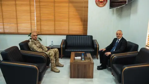 İl Jandarma Komutanı Gülecen’den Başkan Gökşen’e Ziyaret | Andırın Postası