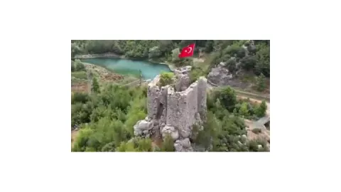 Kahramanmaraş Andırın'daki 16 asırlık Haştırın Kalesi zamana meydan okuyor