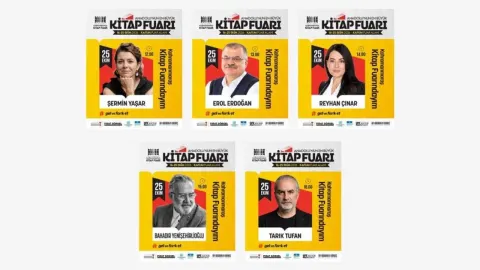 Kahramanmaraş Kitap Fuarı’nın Final Gününde 5 Önemli İsim Okurlarla Buluşacak