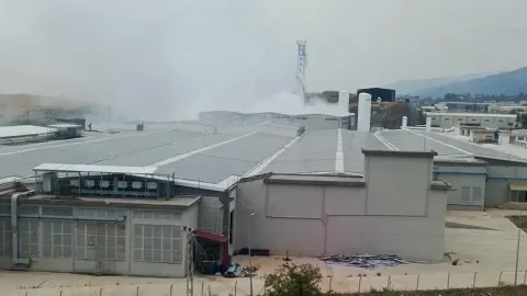 Kahramanmaraş Türkoğlu OSB’de Oksijen Dolum Tesisinde Tank Patladı