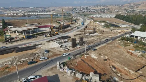 Kahramanmaraş’ın İlk 3 Katlı Kavşağı Yükseliyor! Kuzey Çevre Yolu Batı Girişinde Son Durum