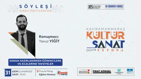 Kahramanmaraş’ta Cumartesi Gününe Özel Çifte Program: Biri Edebiyat, Biri Sınav!