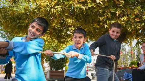 Kahramanmaraş’ta Geçmişin Oyunları Çocuklarla Yeniden Hayat Buldu