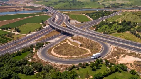 Kuzey Çevre Yolu Batı Girişi Hızla Yükseliyor