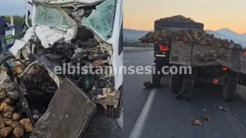 Pancar yüklü römorka çarptı: 1 ağır yaralı