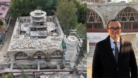 Saydam, Ulu Camii’nin tarihçesi ve mimari detaylarını anlattı