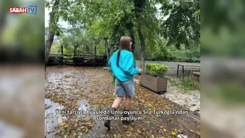 Ünlü oyuncu Sıla Türkoğlu’ndan sonbahar paylaşımı… | Video videosunu izle | Son Dakika Haberleri